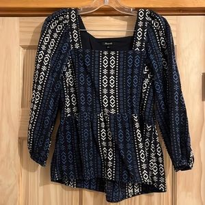 Madewell Peplum Top